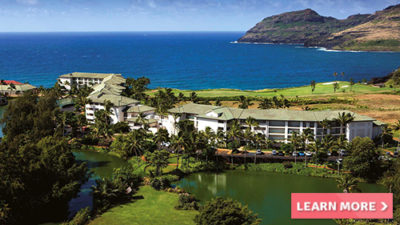 luxurious hotel marriott's kauai lagoons kalanipuu hawaii