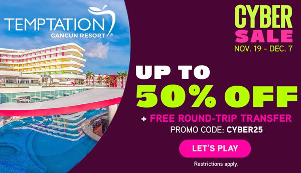 temptation cancun resort cyber sale