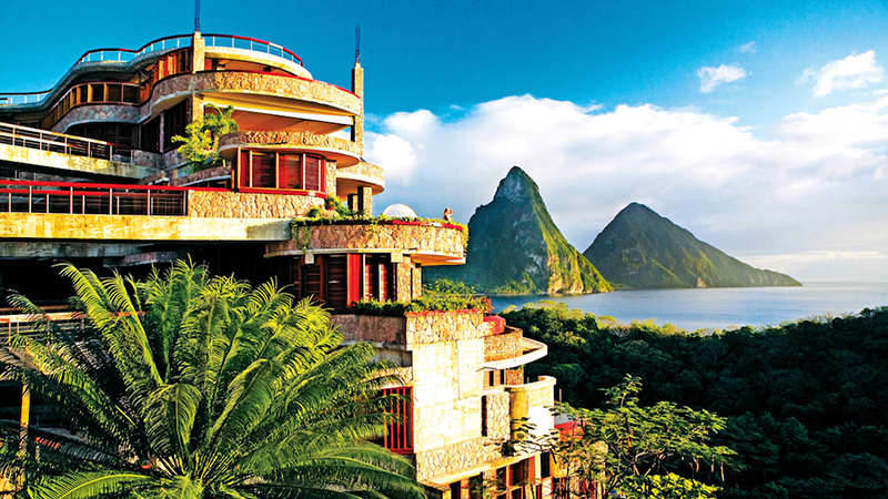caribbean island resorts jade mountain