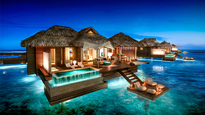 Overwater Bungalows | Caribbean & Pacific Vacation | Water Villas Travel