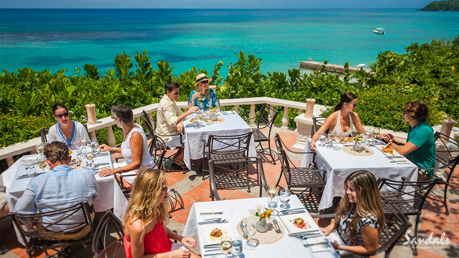 caribbean all inclusive resorts for food