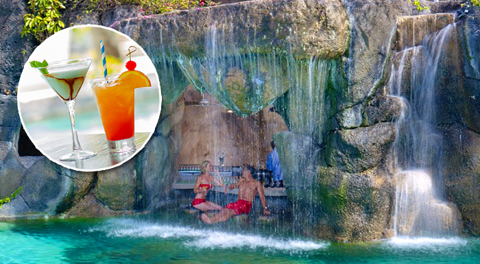 caribbean resorts with a swim-up pool bar crystal cove barbados