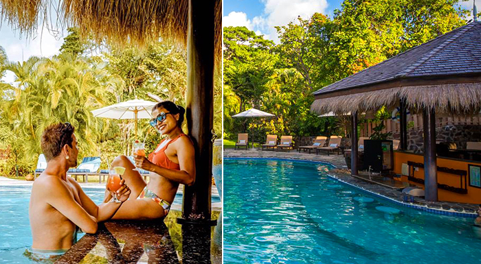 caribbean resorts with a swim-up pool bar swim-up caribbean bars