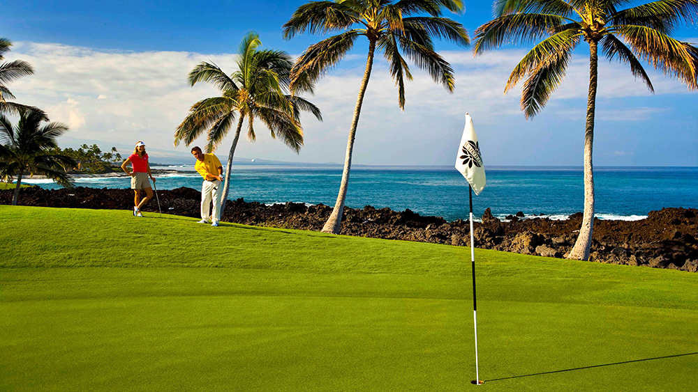 waikoloa village hilton best golf course hawaii