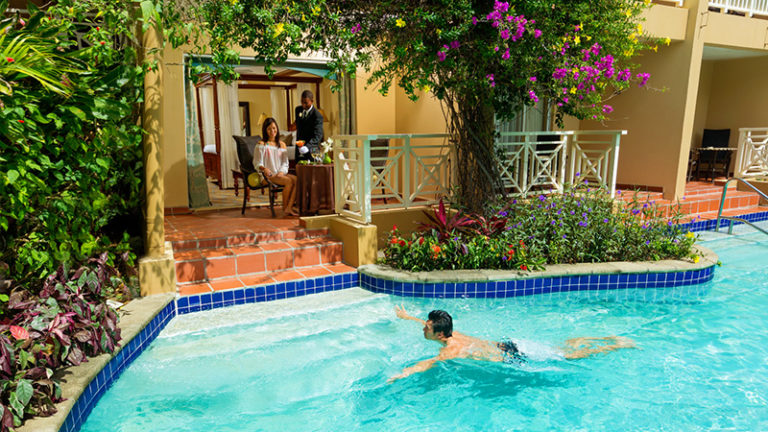 Best Caribbean Resorts with Swim-up Suites