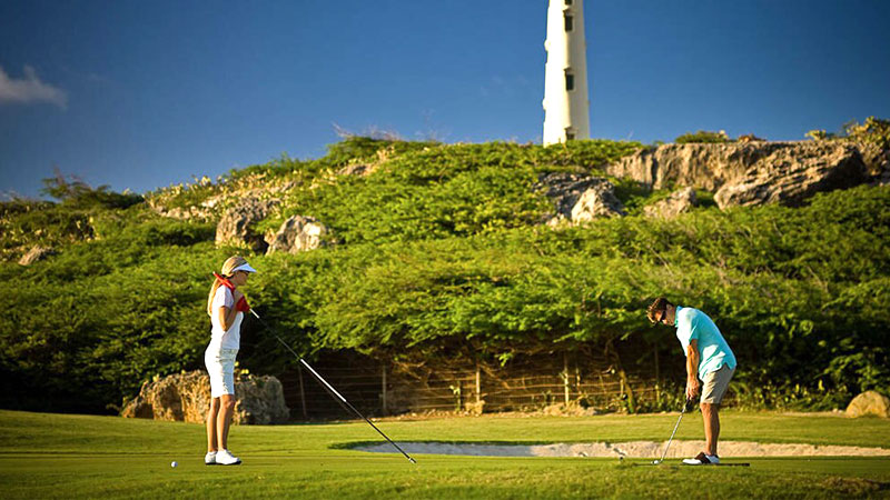 caribbean golf vacation aruba golfing