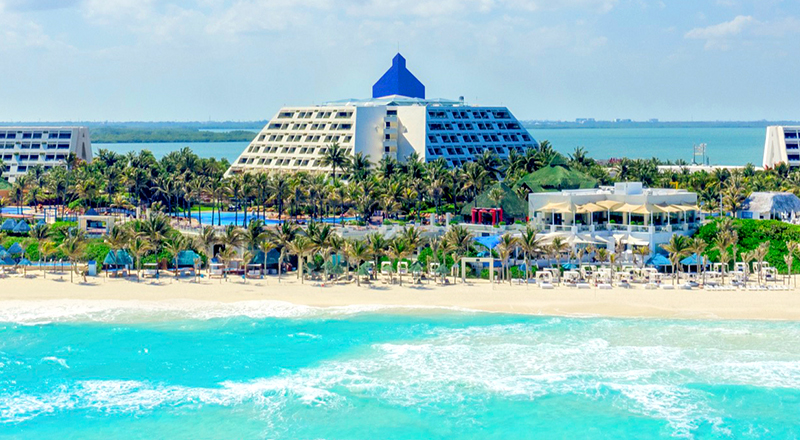 top cancun spring break resorts pyramid at grand oasis all inclusive beachfront vacation