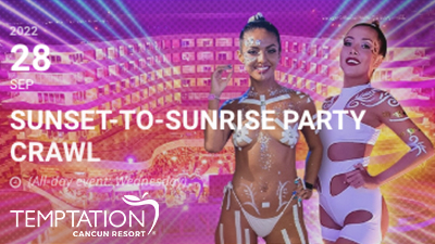 swingers parties temptation cancun resort sunset to sunrise party crawl caribbean lifestyle vacation