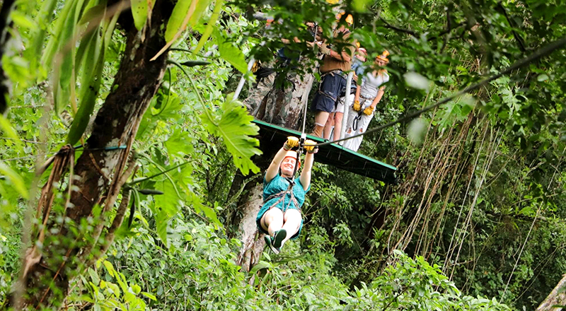 canopy tour ziplining tequila and speed boat ride