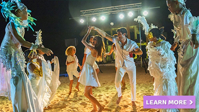 royalton saint lucia resort seaside all in white party fun things to do at night