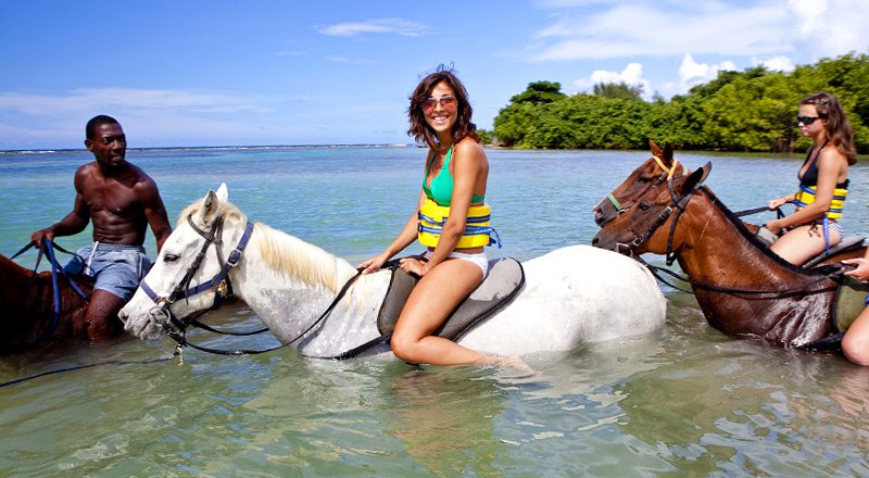 horseback ride and swim vacation ideas