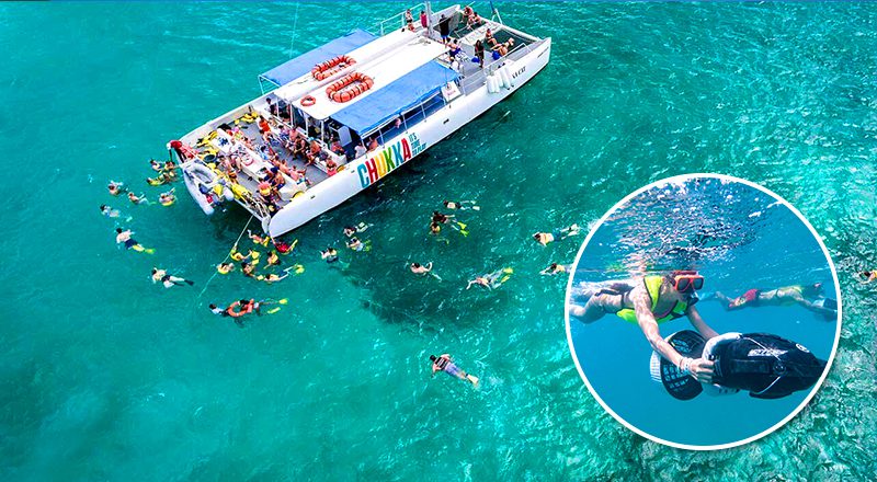power snorkel party cruise fun tourism ideas