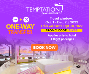 temptation cancun resort one-way transfer mexico party resort deals