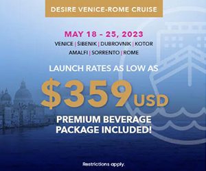 desire venice rome cruise couples-only getaway deals