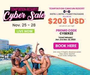 temptation cancun resort cyber sale best mexico travel deals