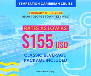 temptation caribbean cruise adult party vacation deals