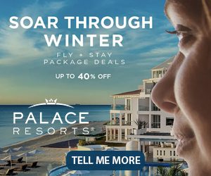 palace resorts soar through winter all-inclusive family travel deals