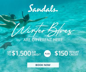 sandals winter blues best couples-only vacation deals
