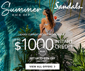 sandals summer kick off best all-inclusive vacation deals